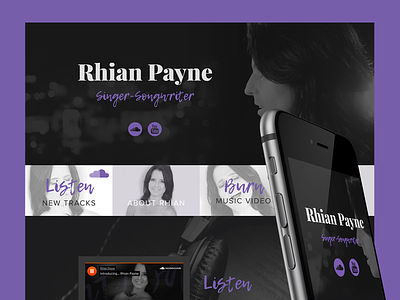 Rhian Payne - Web Design commercial graphic design responsive web design website wordpress