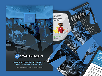 SwanseaCon - Brochure Design (2017) booklet brochure graphic design print print design