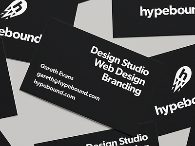 HypeBound - Business Card business card graphic design print design typography