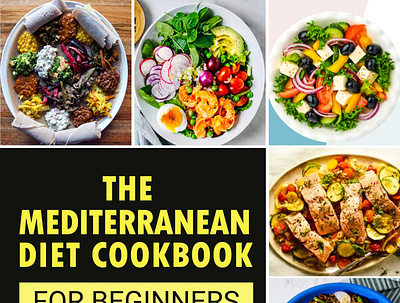 The Mediterranean Diet Cookbook branding design graphic design illustration