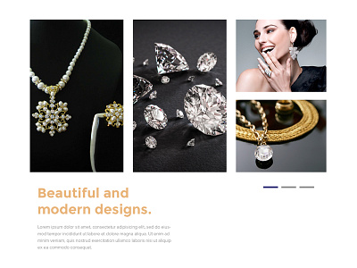 Jewelry Website design jewelry modern photoshop web website