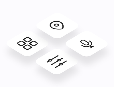 Minimalistic Icon Set app design flat icon icon set illustration line lined minimalist icon stroke thin ui ux vector website