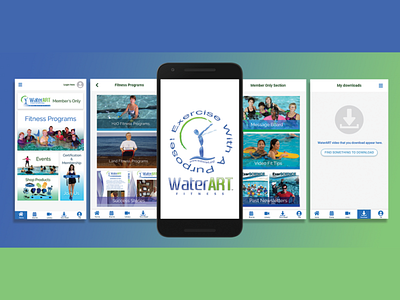 Aqua fitness mobile app