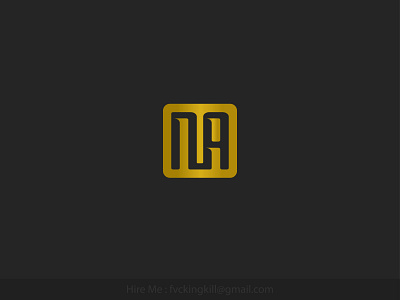 NA Logo 3d adobe animation art black branding design font gold graphic design icon illustration logo logo brand logo brand identity logo letter monogram motion graphics na logo ui