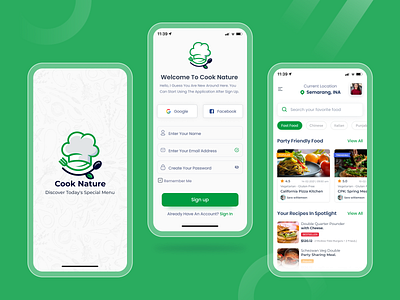 Cook Concept App Design