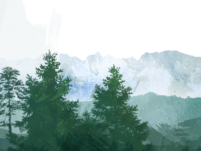 Watercolor Landscape brushes landscape watercolor