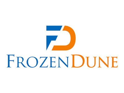 Frozendune Logo brand design corporate identity fronzen dune logo logo design