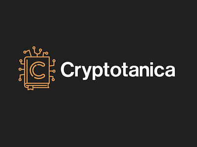 Cryptotanica Logo branding logo