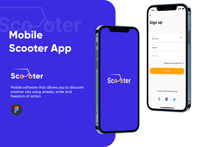Scooter App appdesign application bike mobileapp onlineshop scooterapp shopping store uidesign uiux uxdesign vehicle
