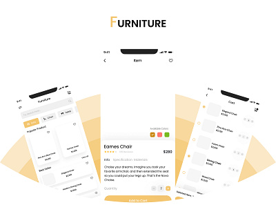 Furniture e-commerce app app app concept app design design ecommerce furniture furniture app furniture ecommerce app furniture store furniture store app mobile app ui ui design uiux uiux design ux ux design