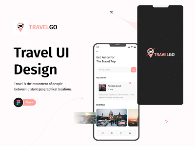 Travel App app app concept app design application clean design illustration minimal mobile tourism travel traveling ui uiux ux vacation