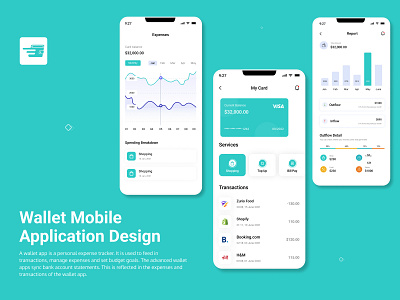 Wallet Mobile App design