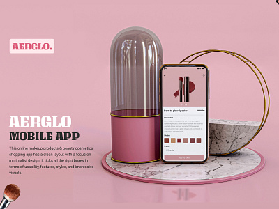 aerglo MOBILE APP app app concept application branding design illustration logo ui uiux ux