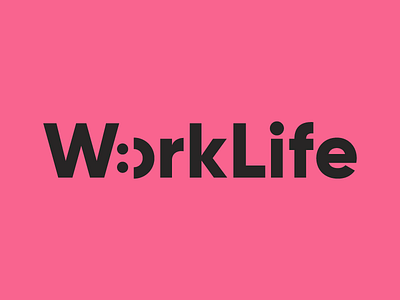 WorkLife health app logo logotype logotype design wellbeing worklife