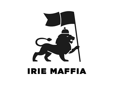 Irie Maffia logo facelift band flag irie maffia lion logo music
