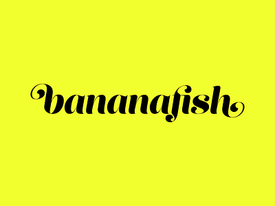 Bananafish banana bikini brand fish identity logo