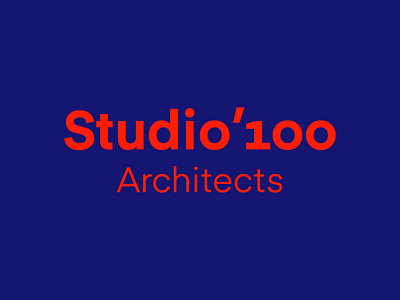 Studio100 architecture design logo