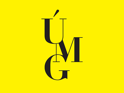 ÚMG gallery letters ligature typographic ligature typography