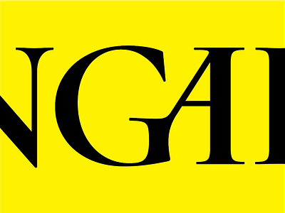 G-A ligature letters ligature ligature collective ligaturecollective ligatures logo logotype