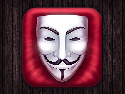 Vendetta Ios Icon 2 icon ios iphone v. mask vendetta