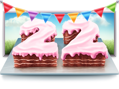 LINGTEER Happy 22nd Birthday Gold Rhinestone Cake Topper - Cheers to 2 |  NineLife - United Kingdom