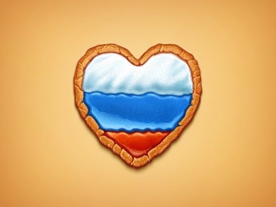 Russian cookie ;) cookie icon russia