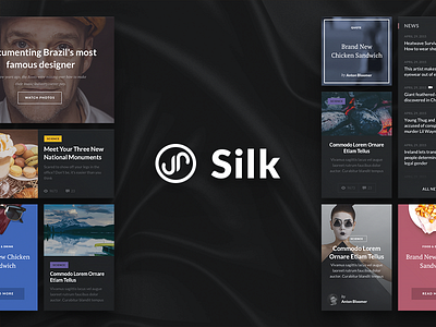Silk UI Kit ( update ) design kit photoshop ps site sketch sketch app ui ui kit ux web web design