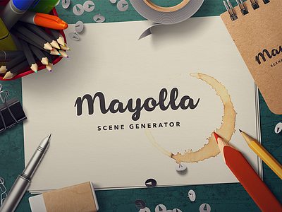 Mayolla Mockup Scene Generator
