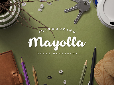 Mayolla Mockup Scene Generator