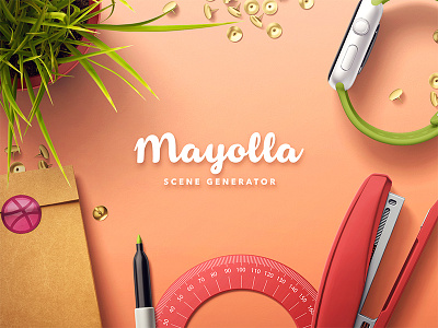 Mayolla Mockup Scene Generator