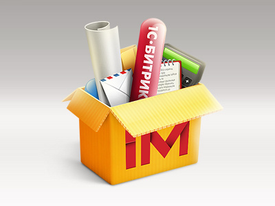 IM System Box 1c box calc icon im mail system