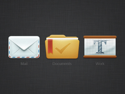 Icons desktop desktop doc documents icon mail work