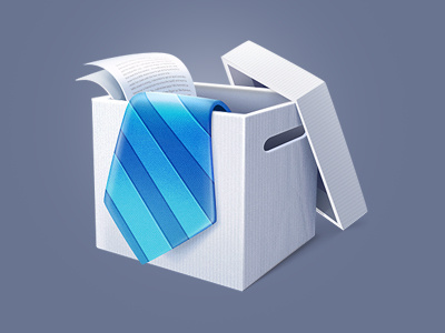 Box Icon box doc document icon work