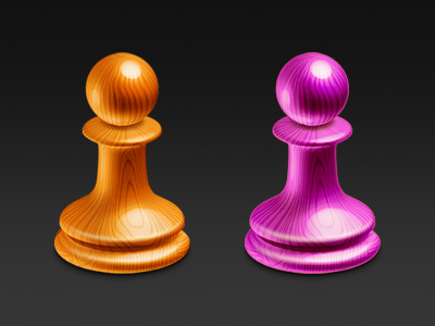 Pawn chess icon pawn wood