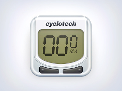 Bicycle Speedometer iOS icon app bike icon ios iphone speedometer