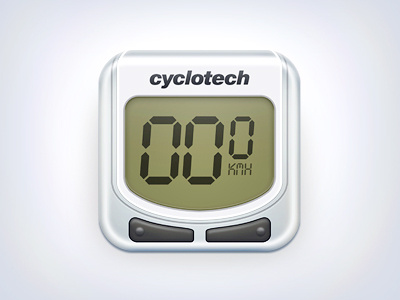 Bicycle Speedometer iOS icon