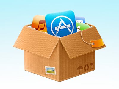 iOS box icon app appstore box icon ios iphone mail music phone