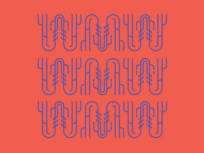 Experimenting with lines abstract letterform line pattern