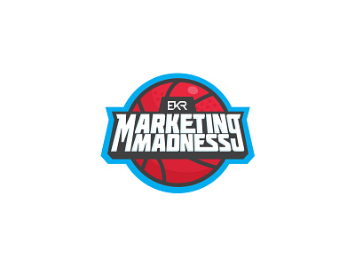 EKR Agency Marketing Madness Logo agency basketball design illustration logo sports vector