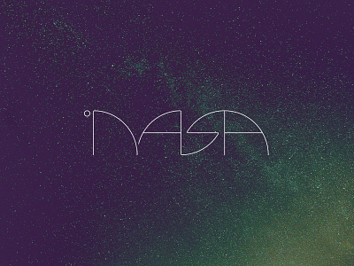 NASA Logo Concept design logo nasa space typography wordmark