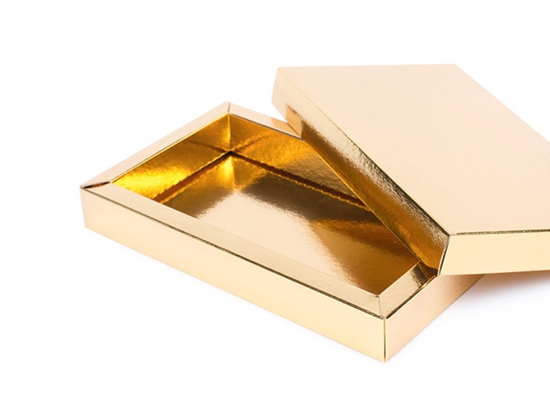Custom Gold Foil Boxes by Custom Two piece box on Dribbble