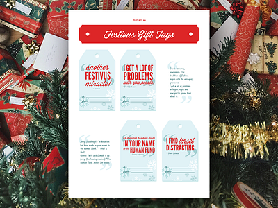 Festivus Gift Tags