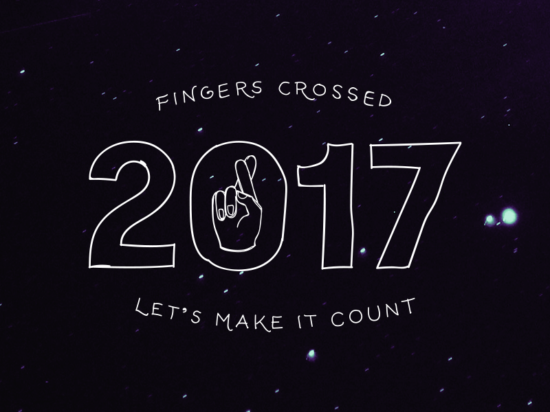 Hello 2017! by Nutmeg Creative on Dribbble