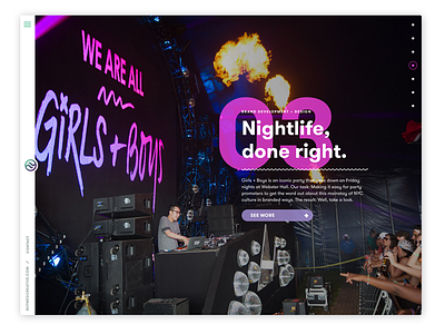 Nutmeg Interactive's site agency concert gt walsheim interactive nightlife nutmeg overlap website