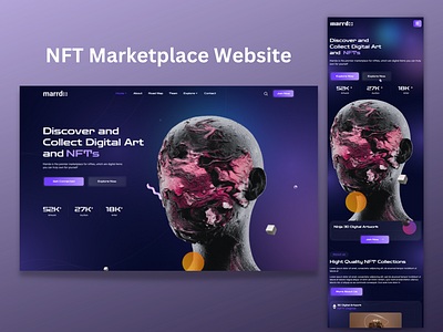 Marrdo NFT Marketplace Website