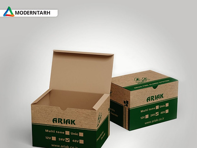 Ariak box design branding graphic design