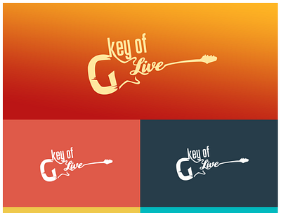 Key of G Live concert logo entry for FL contest branding design logo