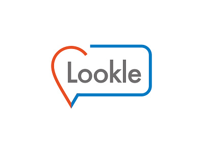 Lookle Logo 2.0 Final blue logo orange