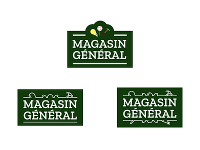 WIP - Magasin General logo exploration