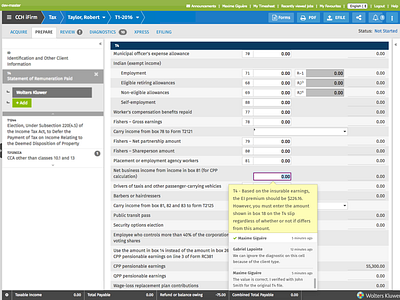 iFirm Tax - Return View app cloud tax web